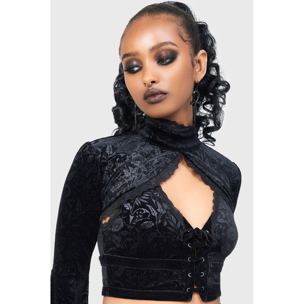 Killstar - Vipers Nest Bralet - Zwart